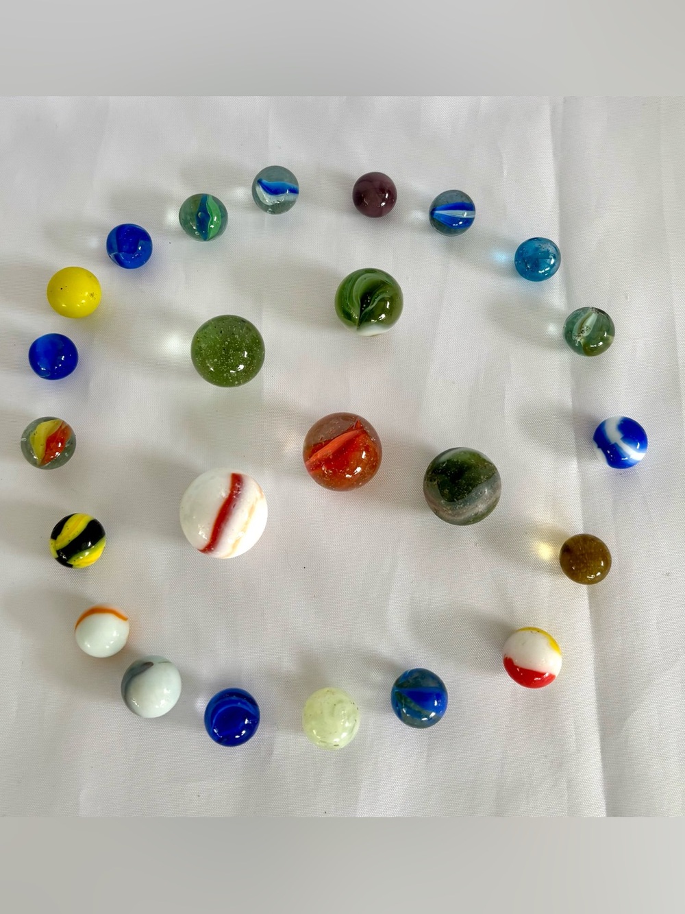 Vintage Lot of 24 Marbles